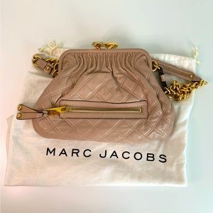 Marc Jacobs pink beige shoulder Stan bag